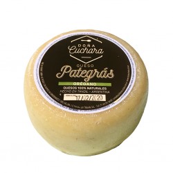 Queso Pategras con Albahaca Organico x 300grs.