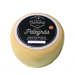 Queso Pategras con Albahaca Organico x 300grs.