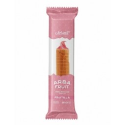 Cubanitos rellenos de pasta de frutilla x 28 gr. - Arbanit