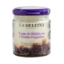 Yogur de búfala con Ciruela orgánica x 160 grs. - La Delfina