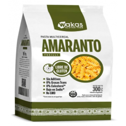 Fusilli Multicereal con Amaranto x 300 grs - Wakas