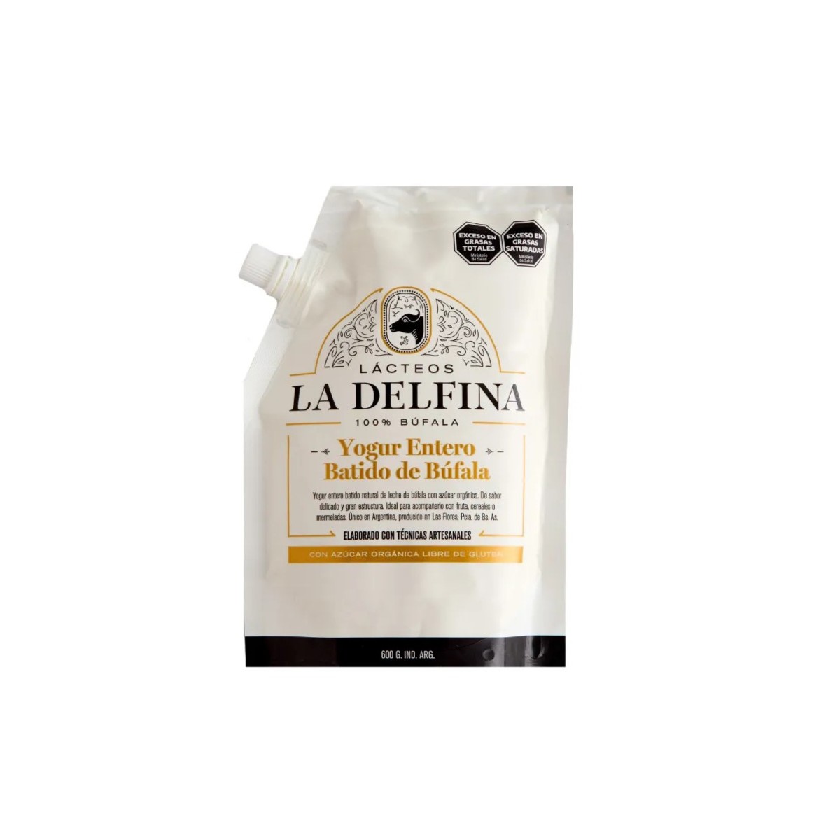 Yogur Batido de Búfala sin azúcar x 600 grs. - La Delfina