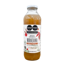 Jugo orgánico de Manzana con canela x 500ml - Pampa Gourmet