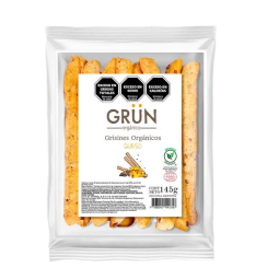 Grisines orgánicos integrales sabor queso x 145 grs - Grün