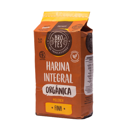 Harina de Trigo Orgánica Integral fina x 1kg - Brotes