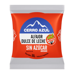 Alfajor de Dulce de Leche (sin azúcar) - Cerro Azul