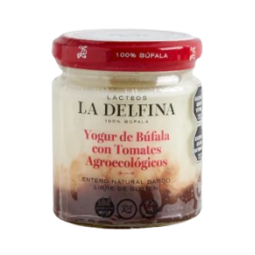 Yogur de búfala con Tomates Agroecológicos x 160 grs - La Delfina
