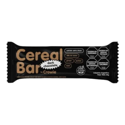 Barrita de cereal vegana sabor Dark Chocolate x 35 gr. - Crowie