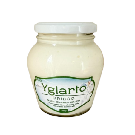 Yogur Griego natural descremado sin azúcar x 290 gr. - Ygiarto
