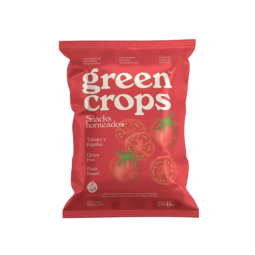 Snack vegano sabor Tomate y Paprika x 45 gr. - Green Crops