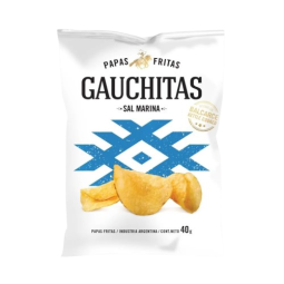 Papas fritas SIN TACC con sal marina x 40 gr. - Gauchitas