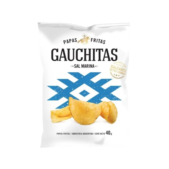 Papas fritas SIN TACC con sal marina x 40 gr. - Gauchitas