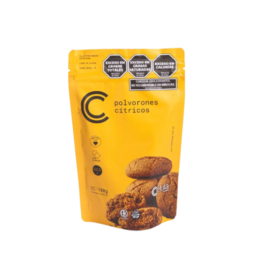 Polvorones Cítricos Sin Tacc x 180 gr. - Celula Cocina