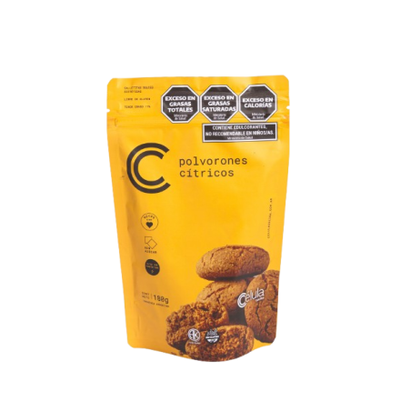Polvorones Cítricos Sin Tacc x 180 gr. - Celula Cocina