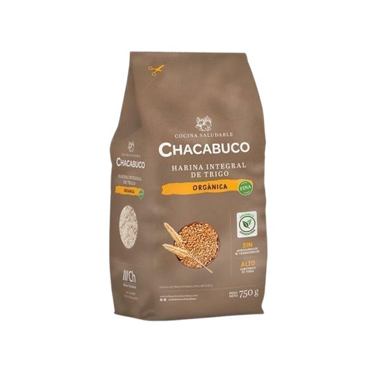 Harina Integral Orgánica fina x 750 gr.  - Chacabuco