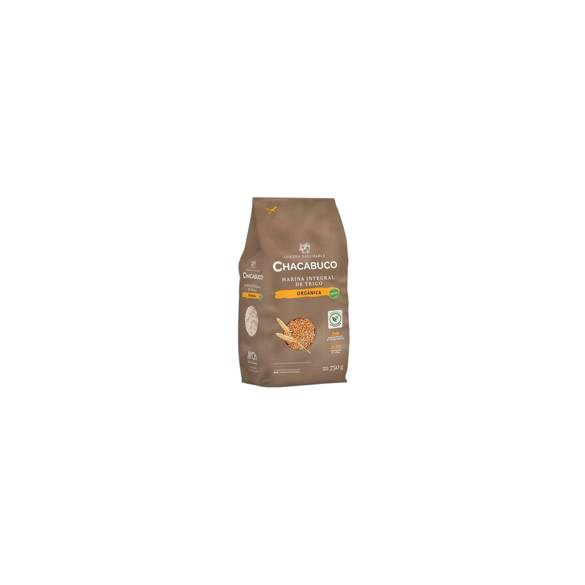 Harina Integral Orgánica fina x 750 gr. - Chacabuco Harina Integral Orgánica fina x 750 gr. - Chacabuco