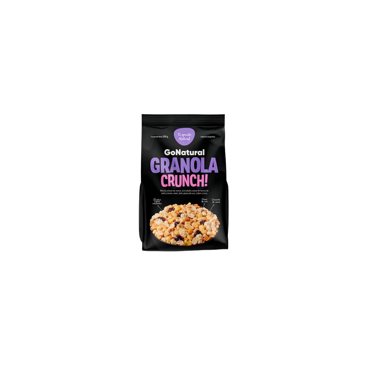 Granola Crunch x 290 gr. - GoNatural Granola Crunch x 290 gr. - GoNatural