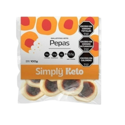 Pepas Keto con mermelada de Frambuesa x 100 gr. - Simply Keto