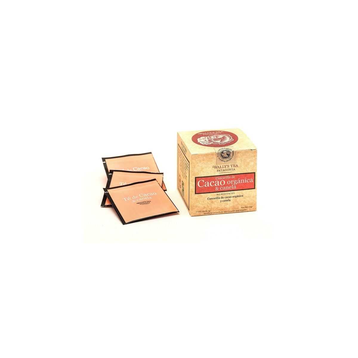 Té orgánico Cascarilla de cacao & Canela x 30 gr. - Wally´s Tea Patagonia Té orgánico Cascarilla de cacao & Canela x 30 gr. - Wally´s Tea Patagonia