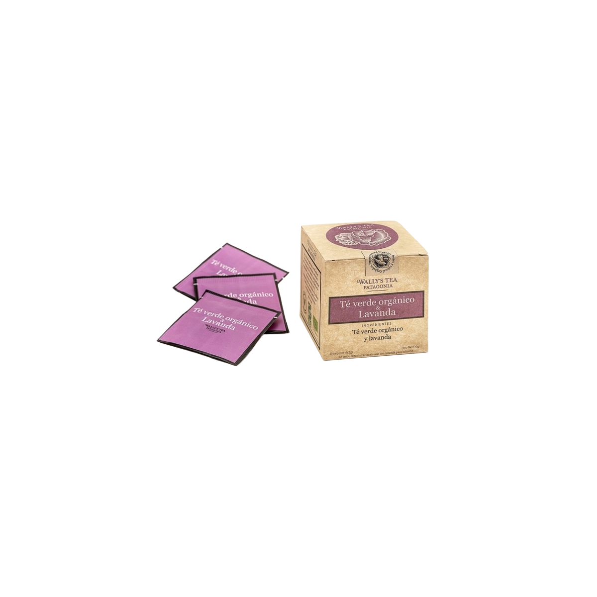 Té Verde orgánico & Lavanda x 30 gr. - Wally´s Tea Patagonia Té Verde orgánico & Lavanda x 30 gr. - Wally´s Tea Patagonia