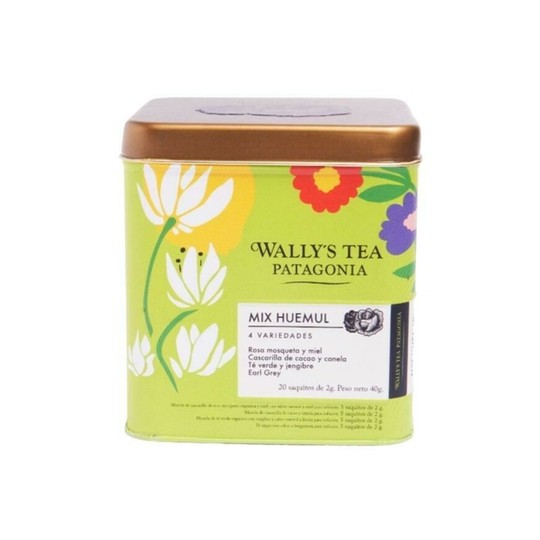Lata mix Huemul orgánico x 40 gr. - Wally´s Tea Patagonia