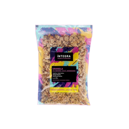 Granola de Almendras Cajú  Arándanos x kg - Integra