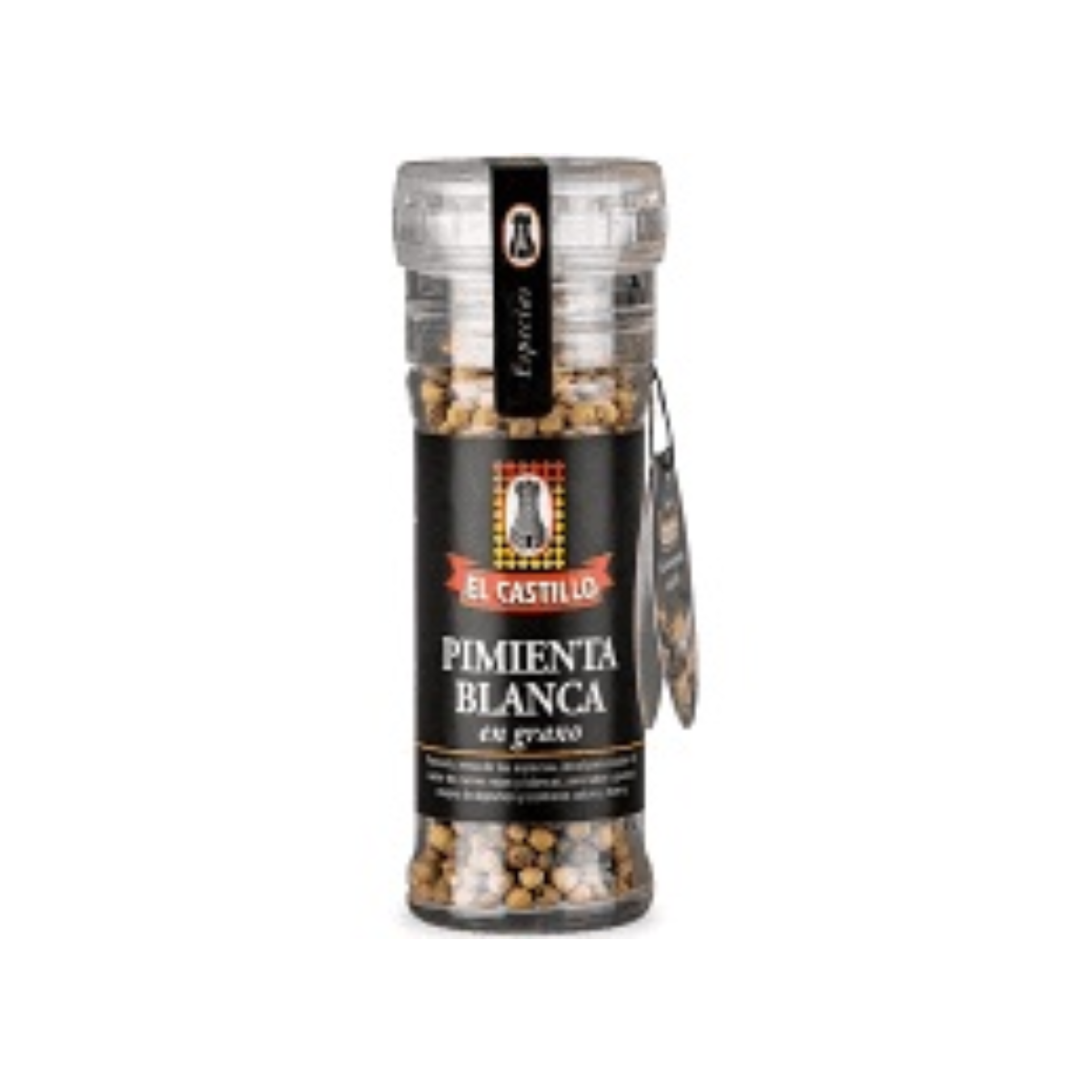 Molinillo Pimienta blanca en grano x 45 gr. - El Castillo Molinillo Pimienta blanca en grano x 45 gr. - El Castillo