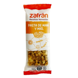Barrita de cereal con pasta de maní y miel x 42 gr. - Zafrán