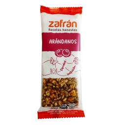 Barrita de cereal con Arándanos x 42 gr. - Zafrán