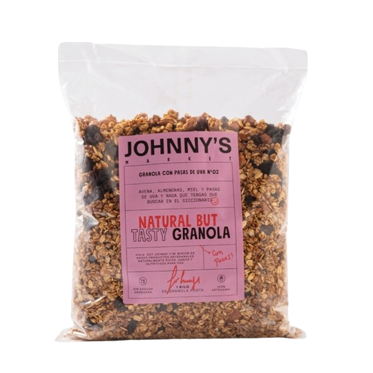 Granola con Pasas x kg - Johnny´s