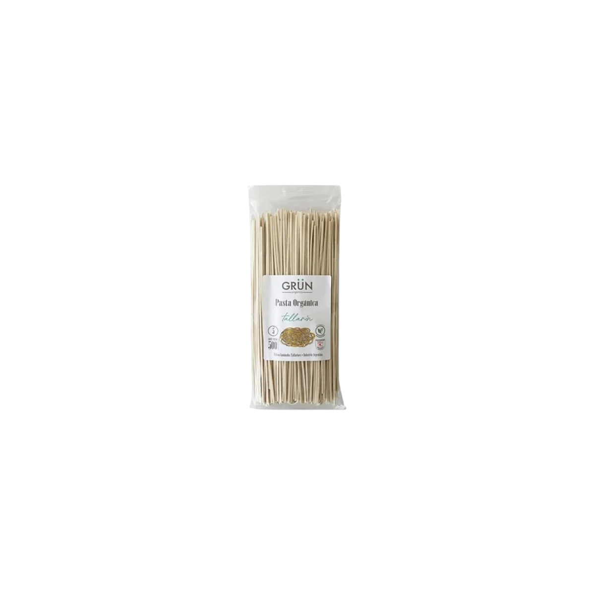 Fideos Tallarines orgánicos de trigo candeal x 500 gr. - Grun Fideos Tallarines orgánicos de trigo candeal x 500 gr. - Grun