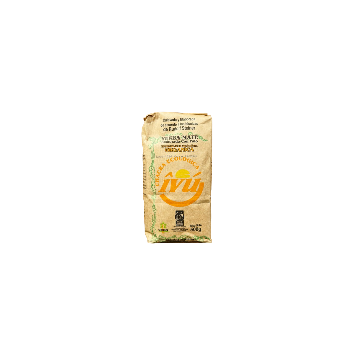 Yerba mate orgánica x 500 gr - Ivú Yerba mate orgánica x 500 gr - Ivú