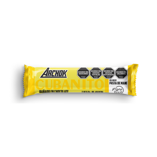 Cubanito relleno de pasta de maní x 28 gr. - Archok