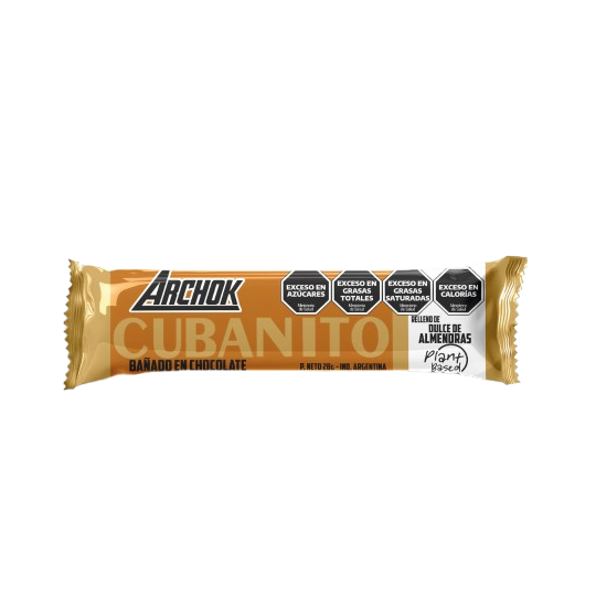 Cubanito relleno de dulce de almendras x 28 gr. - Archok