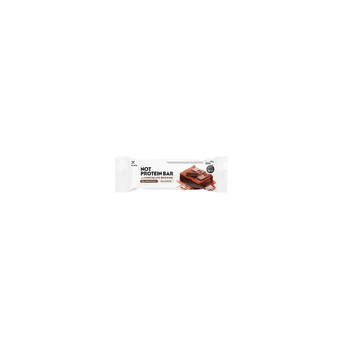Not Protein Bar Chocolate Brownie x 45 gr. - Not Co Not Protein Bar Chocolate Brownie x 45 gr. - Not Co