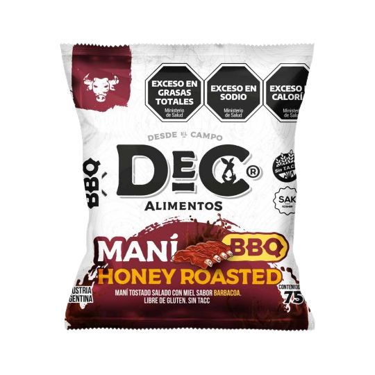 Maní Honey roasted BBQ x 75 gr. - Dec