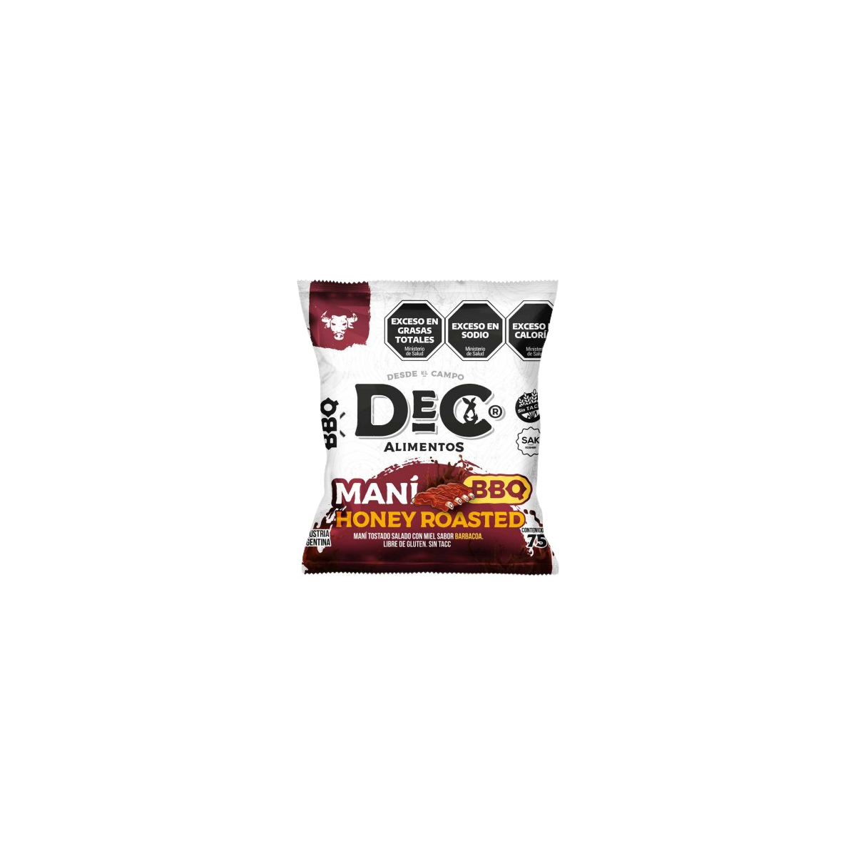 Maní Honey roasted BBQ x 75 gr. - Dec