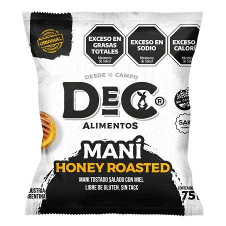 Maní Honey roasted x 75 gr. - Dec