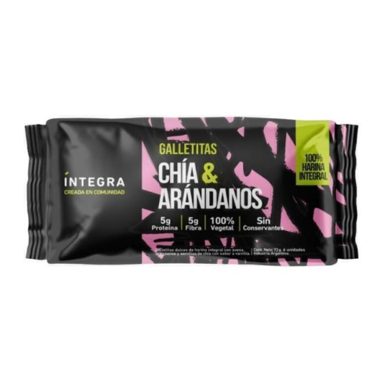 Galletitas de Chía y Arándanos  x 72 gr. - Integra