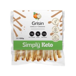 Grisin de Cebolla y Oregano Keto x 100 gr. - Simply Keto