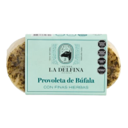 Provoleta de Búfala con Finas Hierbas x 2 unidades - La Delfina