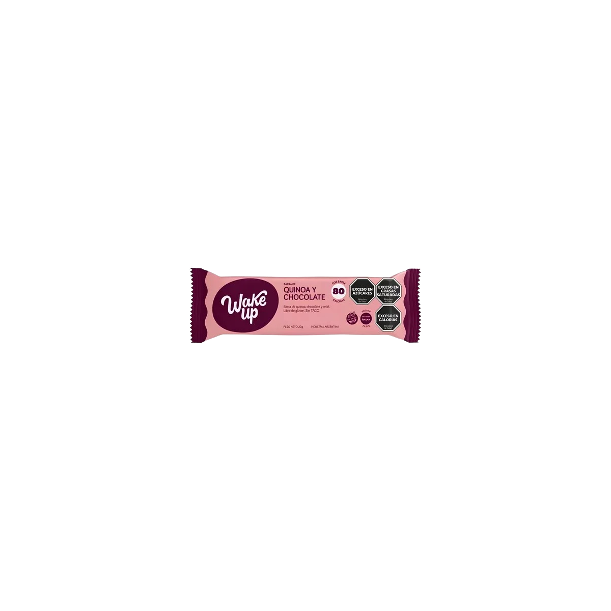Barra de Quinoa y chocolate Sin Tacc x 20gr - Wake Up Barra de Quinoa y chocolate Sin Tacc x 20gr - Wake Up