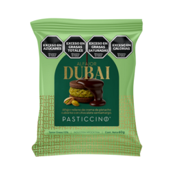 Alfajor Dubai crema de Pistachos y chocolate amargo x 60 gr. - Pasticcino