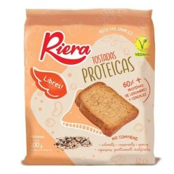 Tostadas proteicas veganas x 200 grs. - Riera