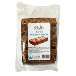 Barritas veganas de Mani y Coco x 6 unidades - Grün