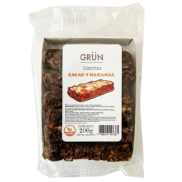 Barritas veganas de Cacao y Naranja x 6 unidades - Grün