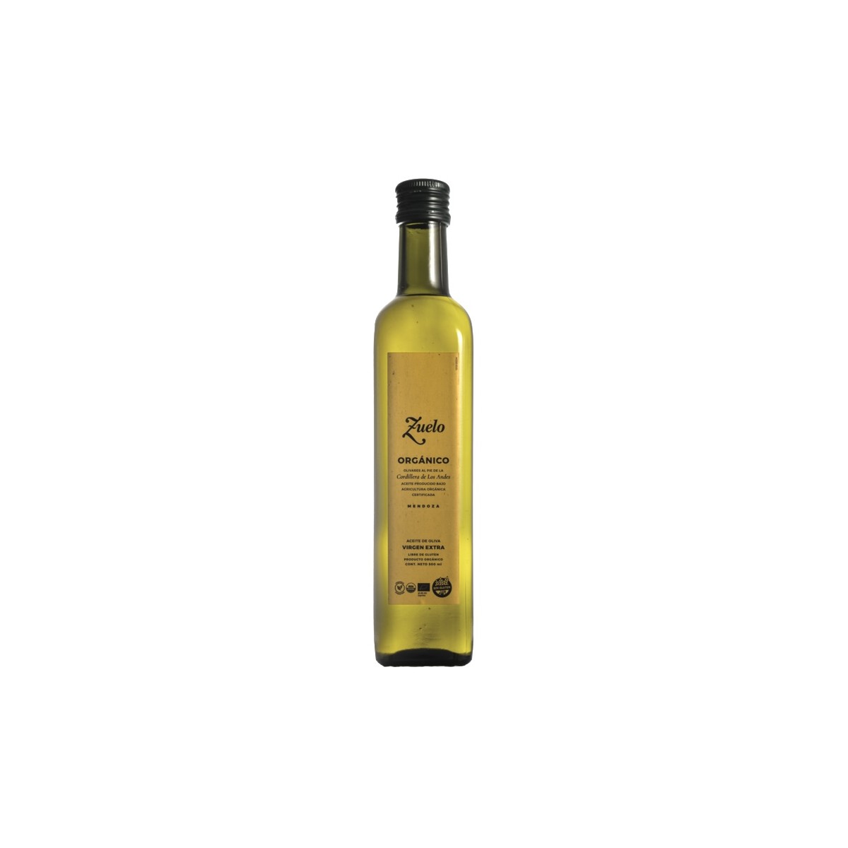 Aceite de Oliva Orgánico Virgen extra x 500ml - Zuelo