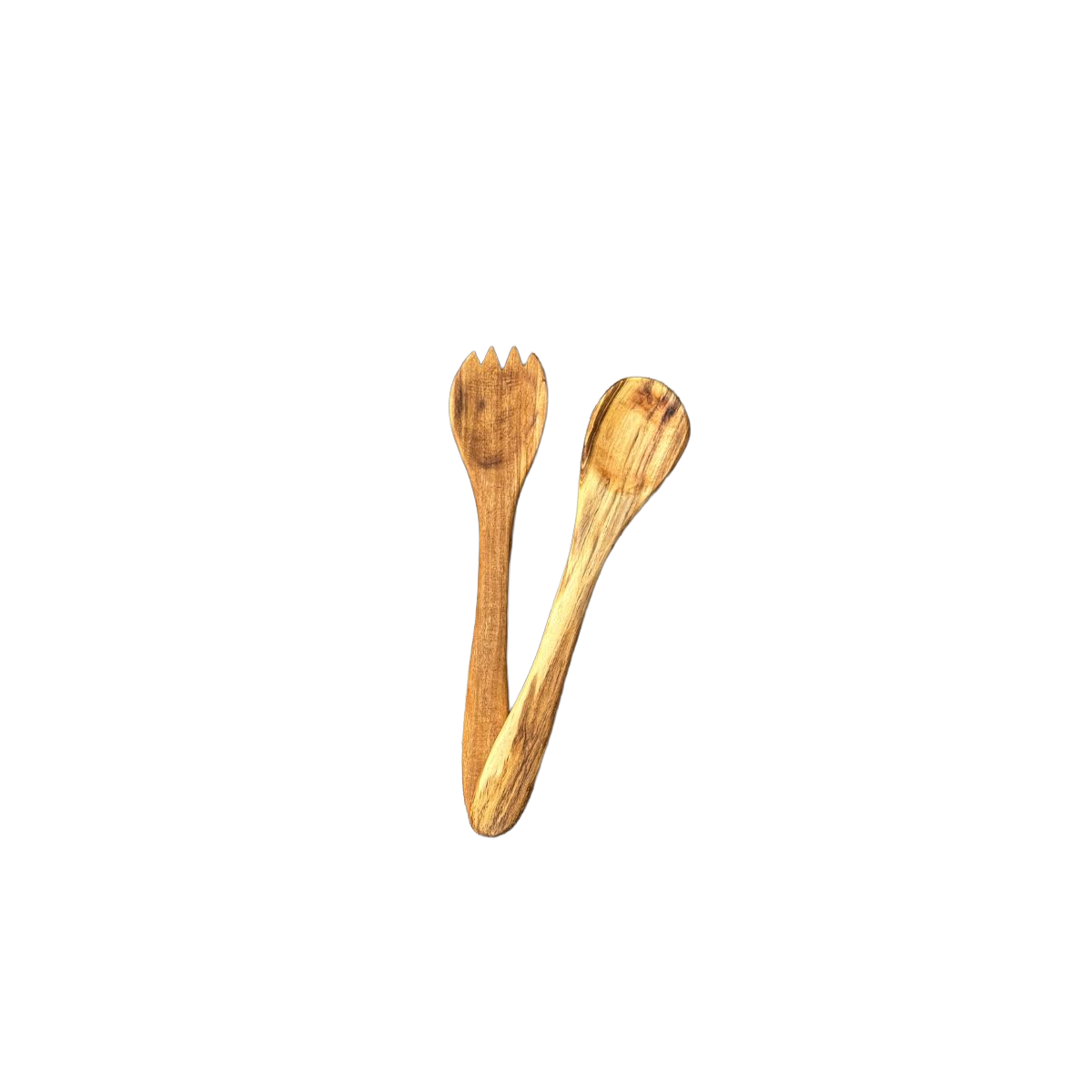 Set de Cubiertos de ensalada de Madera de Olivo. - San Nicolás Set de Cubiertos de ensalada de Madera de Olivo. - San Nicolás
