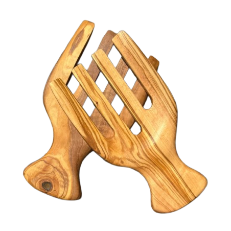 Set Tenedores de ensalada de Madera de Olivo. - San Nicolás