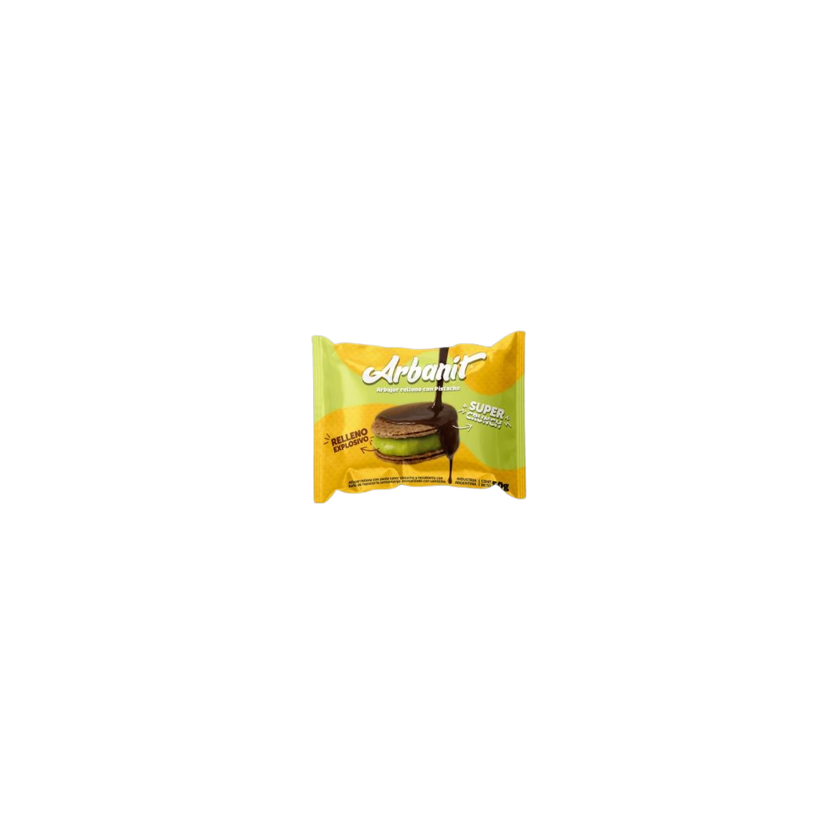 Alfajor rellenos sabor Pistacho x 50 gr. - Arbanit Alfajor rellenos sabor Pistacho x 50 gr. - Arbanit